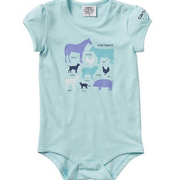 Carhartt Baby Short Sleeve Farm Animals 3 mths - Picture 1 of 2